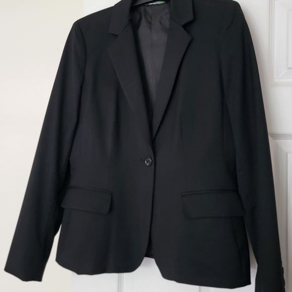 Calvin Klein Classic Black Women's Blazer, Size 8 - Picture 3 of 10
